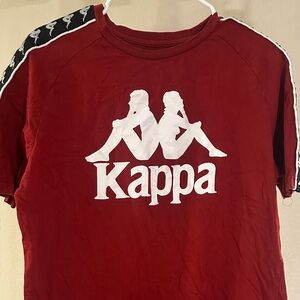 Kappa Women’s  Burgundy T-Shirt with Logo
